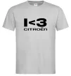 Чоловіча футболка I <3 Citroen Сірий Чоловіча футболка I <3 Citroen Сірий фото