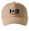 Кепка I <3 Citroen Песочный фото