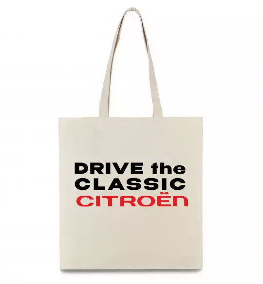 Еко-сумка Drive the classic Citroen Бежевий фото