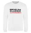 Свитшот Drive the classic Citroen Белый фото