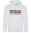 Чоловіча толстовка (худі) Drive the classic Citroen Сірий меланж фото