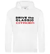 Жіноча толстовка (худі) Drive the classic Citroen Білий фото
