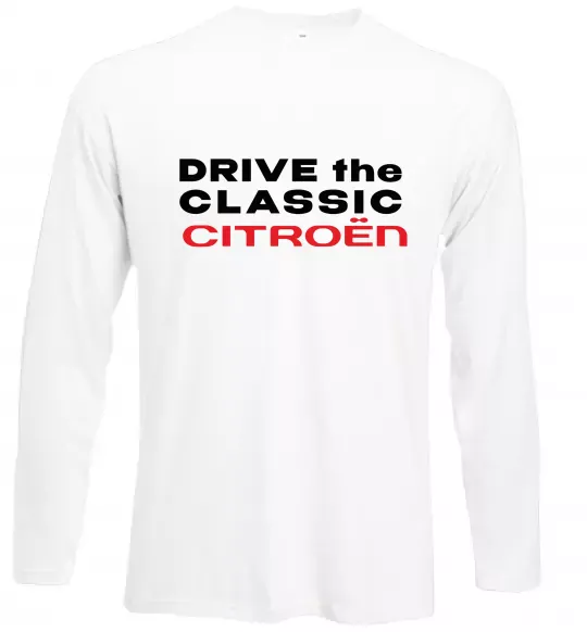 Лонгслів Drive the classic Citroen Білий фото