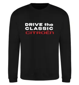 Свитшот Drive the classic Citroen Черный фото