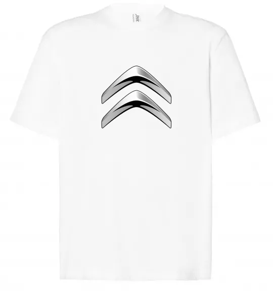 Футболка Оверсайз Logo Citroen Білий фото