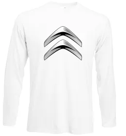 Лонгслів Citroen logo Білий фото