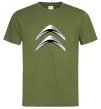 Чоловіча футболка Logo Citroen Оливковий Чоловіча футболка Logo Citroen Оливковий фото
