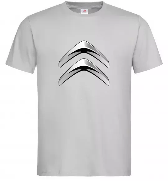 Чоловіча футболка Logo Citroen Сірий фото