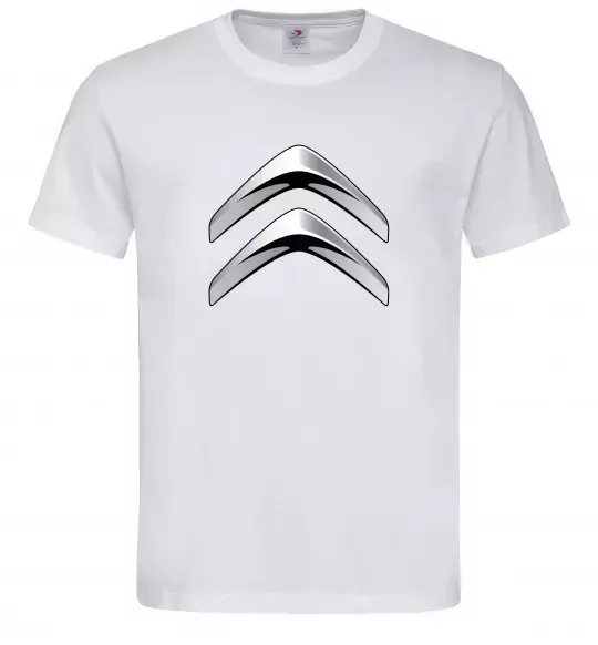 Чоловіча футболка Logo Citroen Білий фото