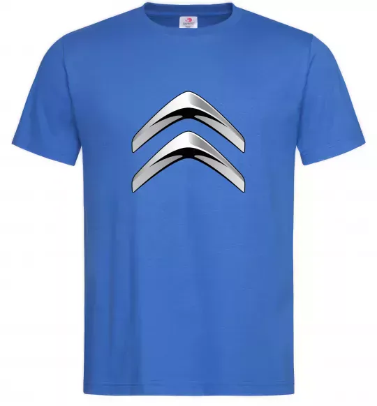 Чоловіча футболка Logo Citroen Яскраво-синій фото