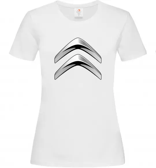 Женская футболка Logo Citroen Белый фото