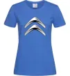 Женская футболка Logo Citroen Ярко-синий Женская футболка Logo Citroen Ярко-синий фото