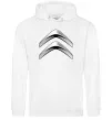 Чоловіча толстовка (худі) Logo Citroen Білий фото