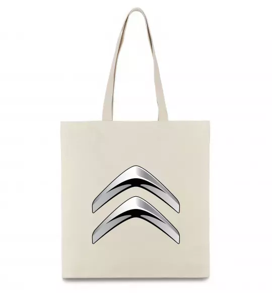 Еко-сумка Logo Citroen Бежевий фото