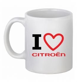 Чашка керамическая Love Citroen
