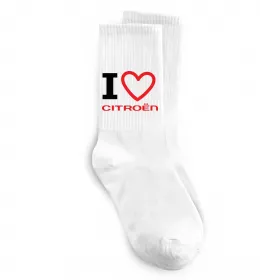 Носки Love Citroen Белый фото