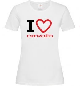 Женская футболка Love Citroen Женская футболка Love Citroen