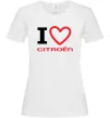 Женская футболка Love Citroen Белый Женская футболка Love Citroen Белый фото