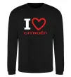 Свитшот Love Citroen Черный фото
