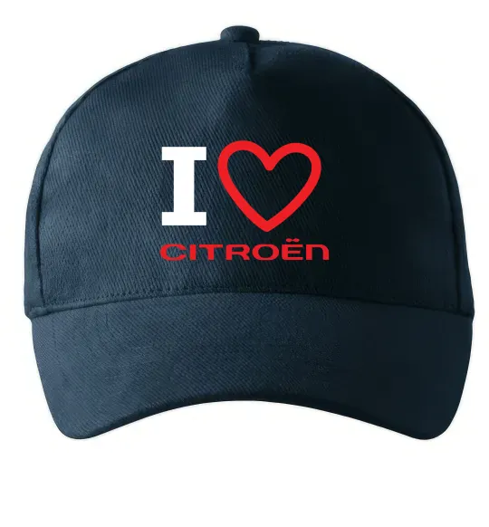 Кепка Love Citroen Темно-синій фото