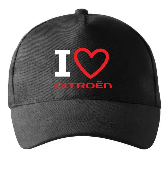 Кепка Love Citroen Чорний фото