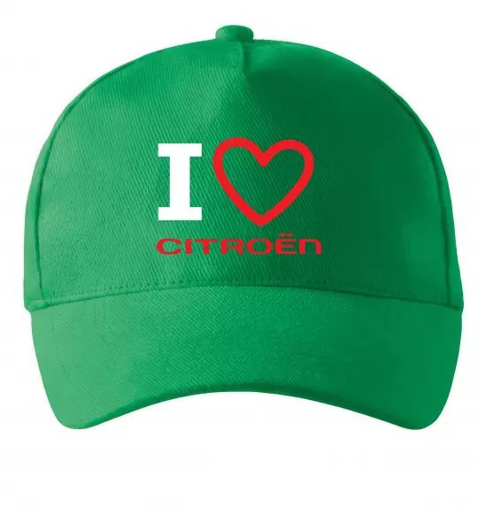 Кепка Love Citroen Зелений фото