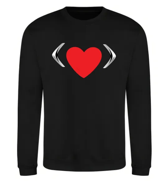 Свитшот Citroen heart Черный фото
