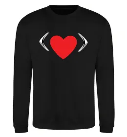 Свитшот Citroen heart Черный фото