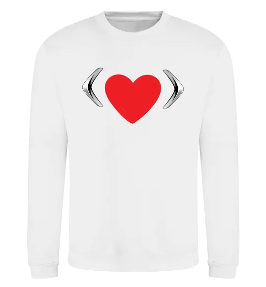 Свитшот Citroen heart Белый фото