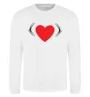 Свитшот Citroen heart Белый фото
