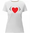 Жіноча преміум футболка Citroen heart Білий фото