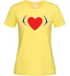 Женская футболка Citroen heart Лимонный Женская футболка Citroen heart Лимонный фото