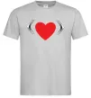 Чоловіча футболка Citroen heart Сірий Чоловіча футболка Citroen heart Сірий фото