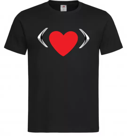Чоловіча футболка Citroen heart Чорний фото