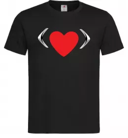 Чоловіча футболка Citroen heart Чорний фото