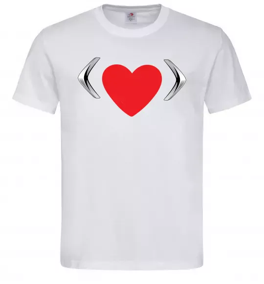 Чоловіча футболка Citroen heart Білий фото