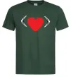 Чоловіча футболка Citroen heart Темно-зелений Чоловіча футболка Citroen heart Темно-зелений фото