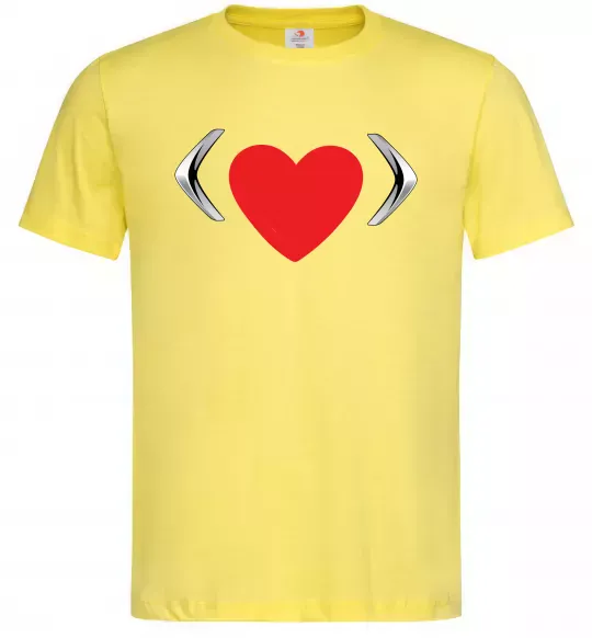 Чоловіча футболка Citroen heart Лимонний фото
