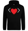 Жіноча толстовка (худі) Citroen heart Чорний фото