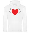Жіноча толстовка (худі) Citroen heart Білий фото