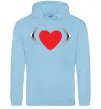 Женская толстовка (худи) Citroen heart Голубой фото