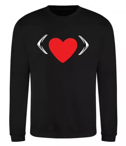 Світшот Citroen heart Чорний фото