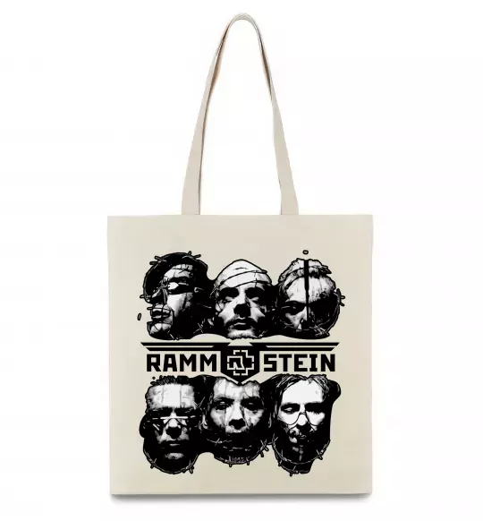 Эко-сумка Rammstein Бежевый фото