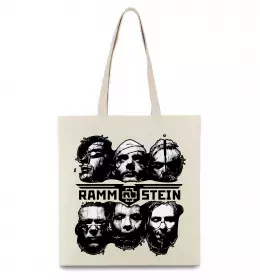 Еко-сумка Rammstein Бежевий фото