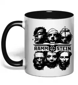 Чашка з кольоровою ручкою