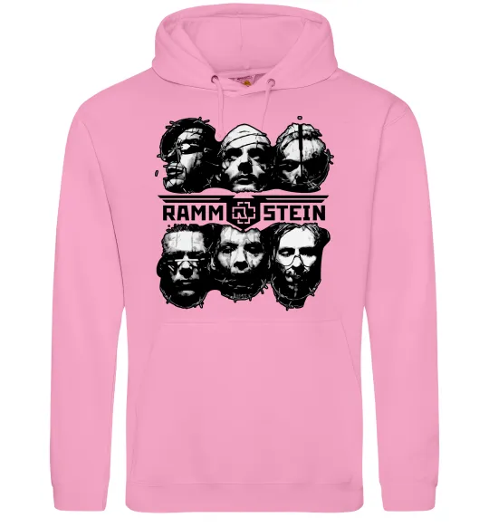 Жіноча толстовка (худі) Rammstein Рожевий фото