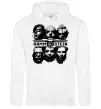 Жіноча толстовка (худі) Rammstein Білий Жіноча толстовка (худі) Rammstein Білий фото