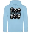 Жіноча толстовка (худі) Rammstein Блакитний фото