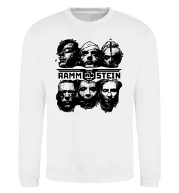 Світшот Rammstein logo Сірий меланж фото