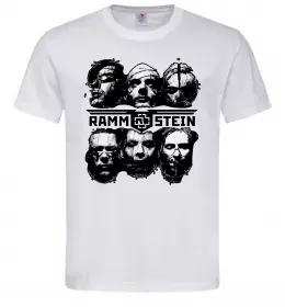 Чоловіча футболка Rammstein Білий фото